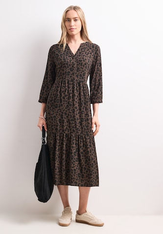STREET ONE Kleid in Braun: Vorderseite