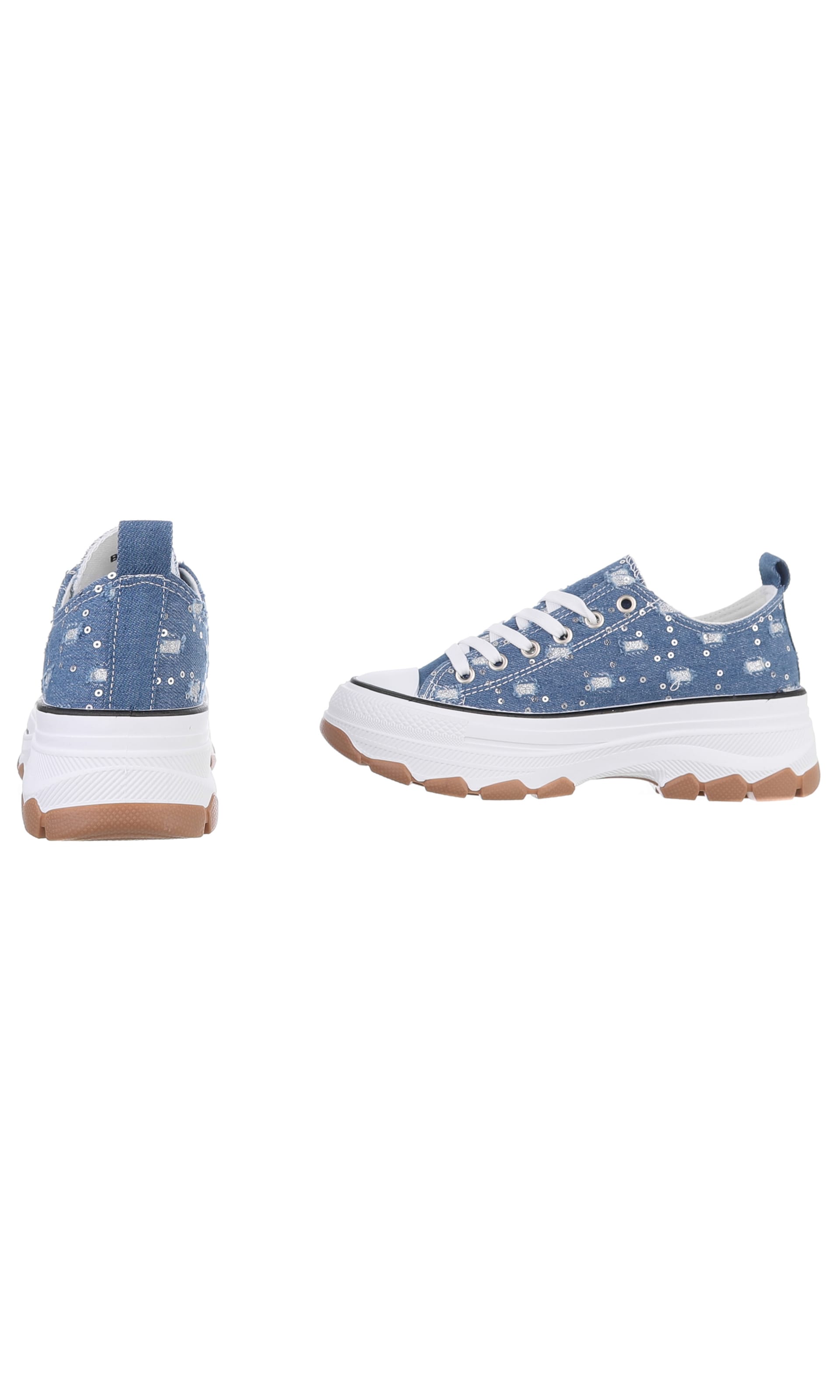 Ital-Design Sneaker in Blau