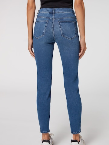 CALZEDONIA Skinny Jeans in Blue: front