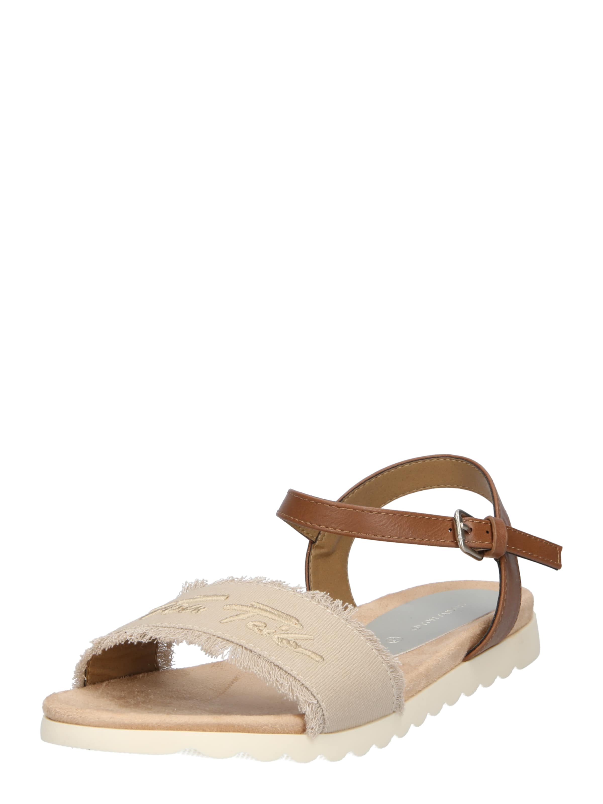 TOM TAILOR Sandále - Béžová: predná strana