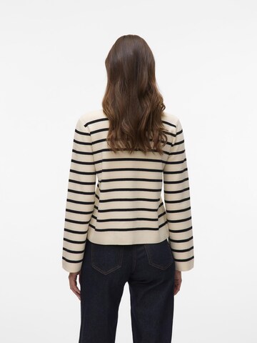 VERO MODA Gebreid vest 'VMHanna' in Beige