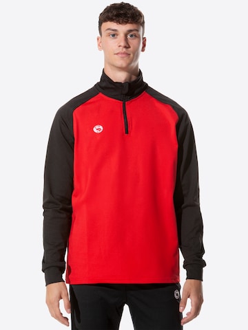 Stark Soul - Sweatshirt de desporto 'WARM UP' em vermelho: frente
