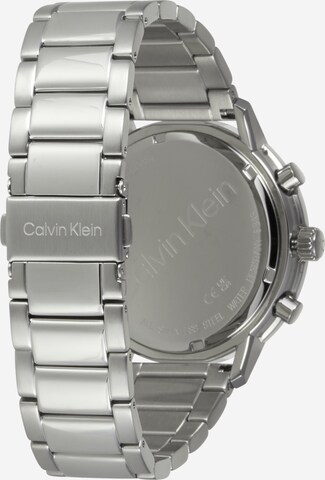 Montre à affichage analogique 'Gauge' Calvin Klein en argent