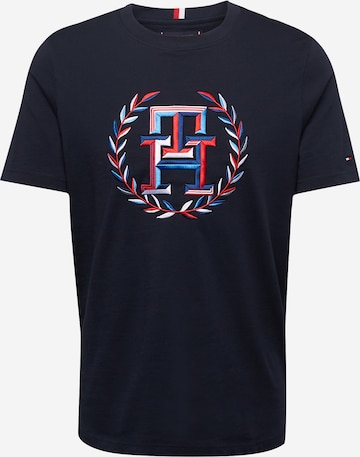 Tricou 'Laurel' de la TOMMY HILFIGER pe albastru: față