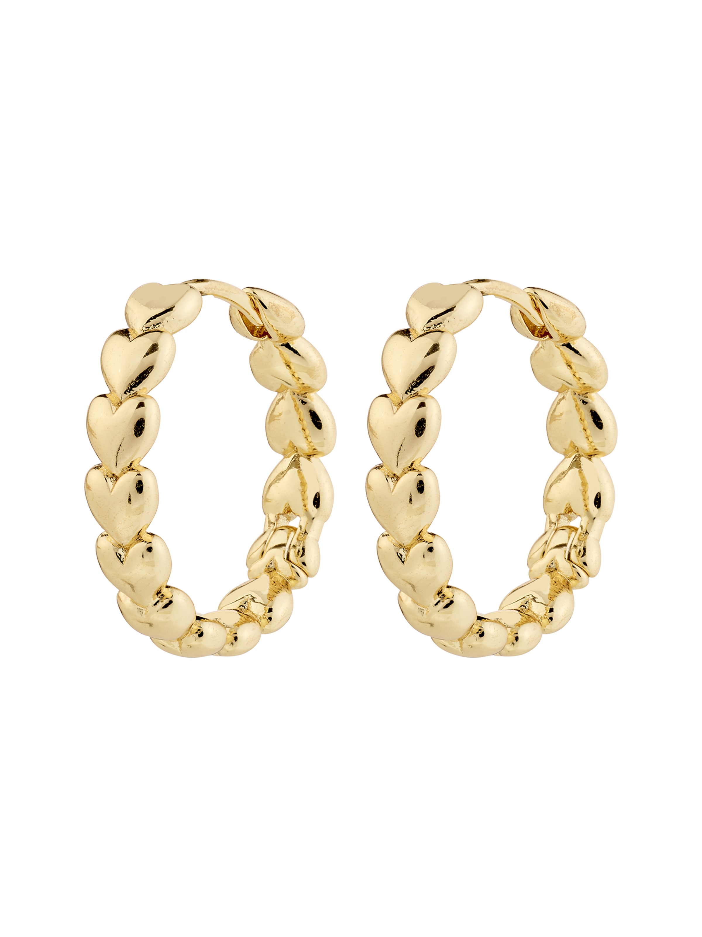 Pilgrim Uhani 'Maeve' | zlata barva: sprednja stran