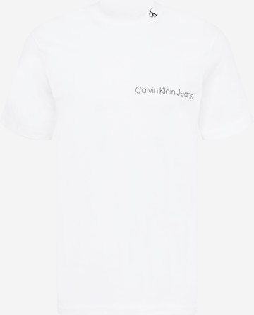 Calvin Klein Jeans Paita värissä valkoinen: edessä