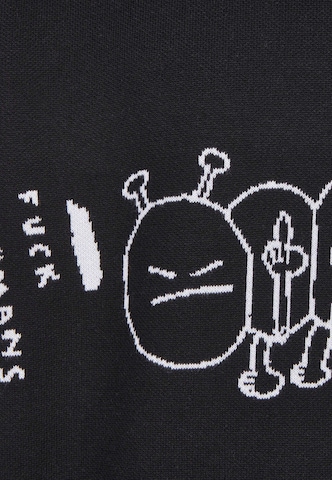 Cleptomanicx Sweater 'FUHUMANS' in Black