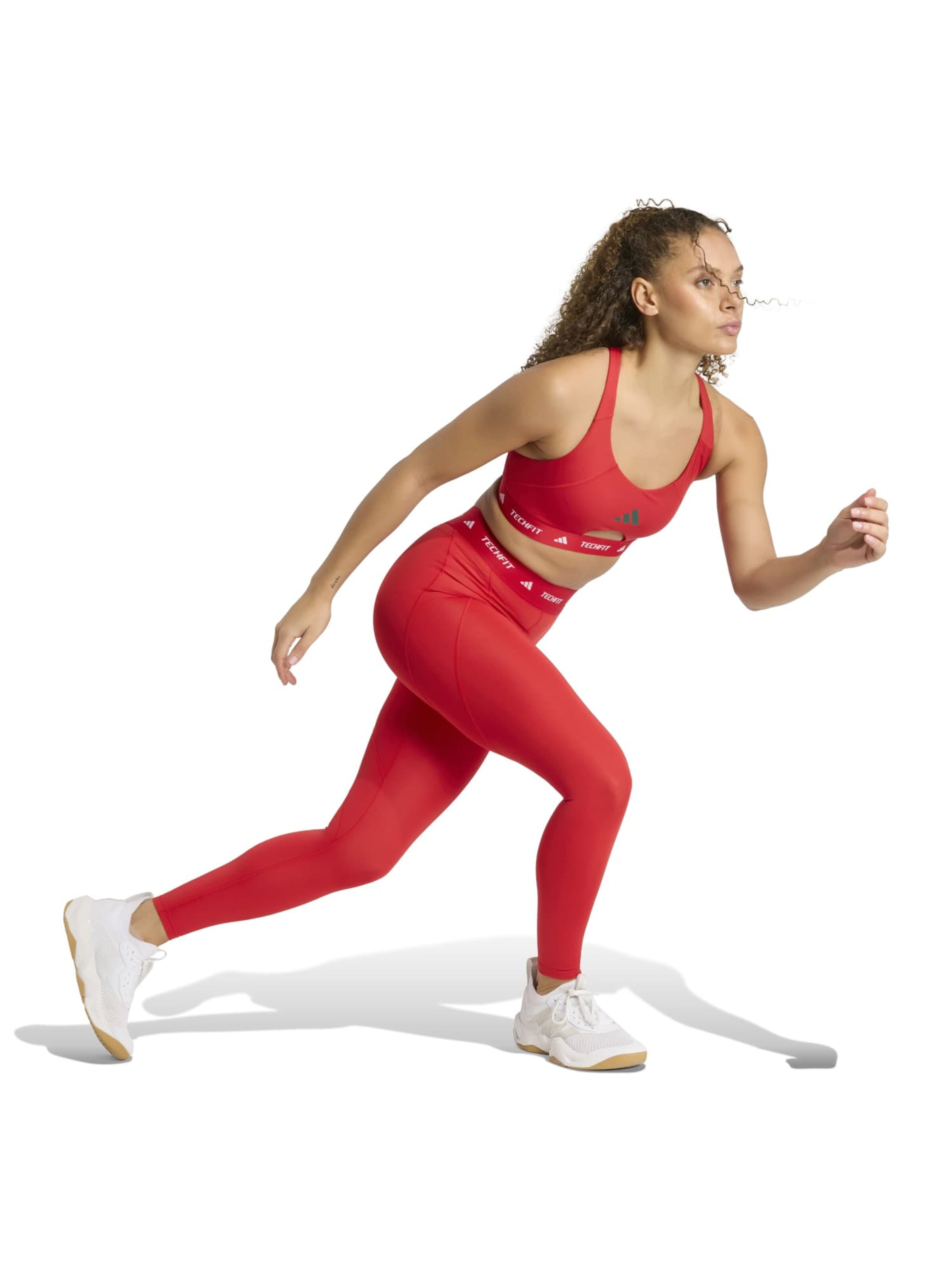 ADIDAS PERFORMANCE Скинни Спортивные штаны в Красный