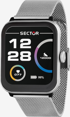 SECTOR Sportuhr in Silber: Vorderseite