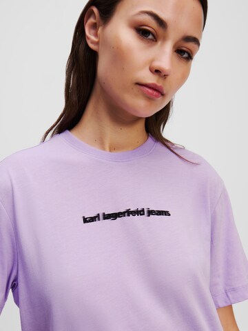KARL LAGERFELD JEANS T-Shirt in Lila