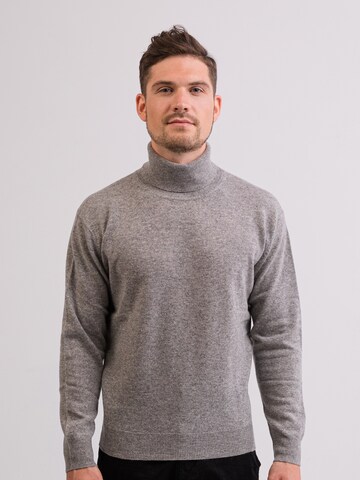 Pull-over CASH-MERE.CH en gris : devant