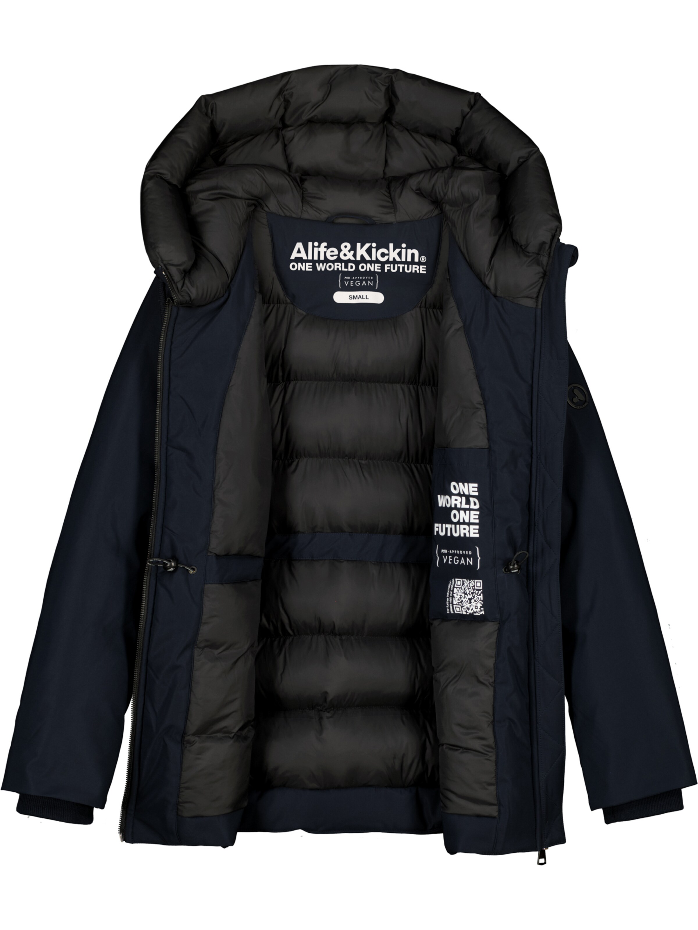alife & kickin Winter Jacket 'CicelyAK' in Blue