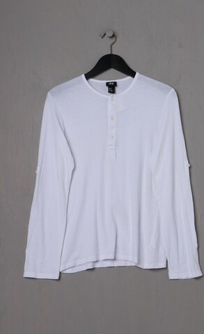 H&M Shirt in XS in White: front