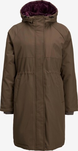 JJXX Between-seasons parka 'Gemma' in Brown: front