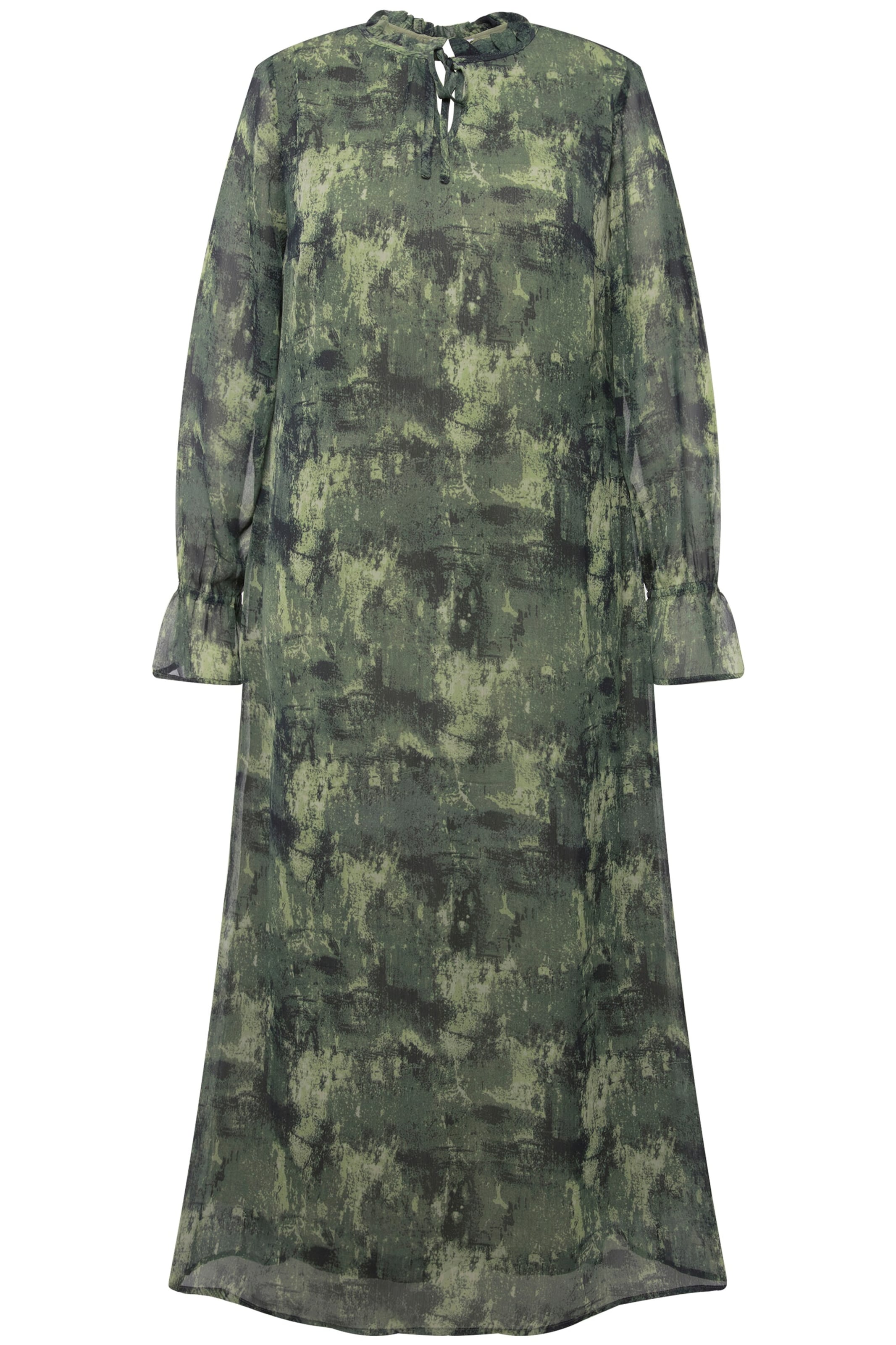 Studio Untold Jurk in Groen: voorkant