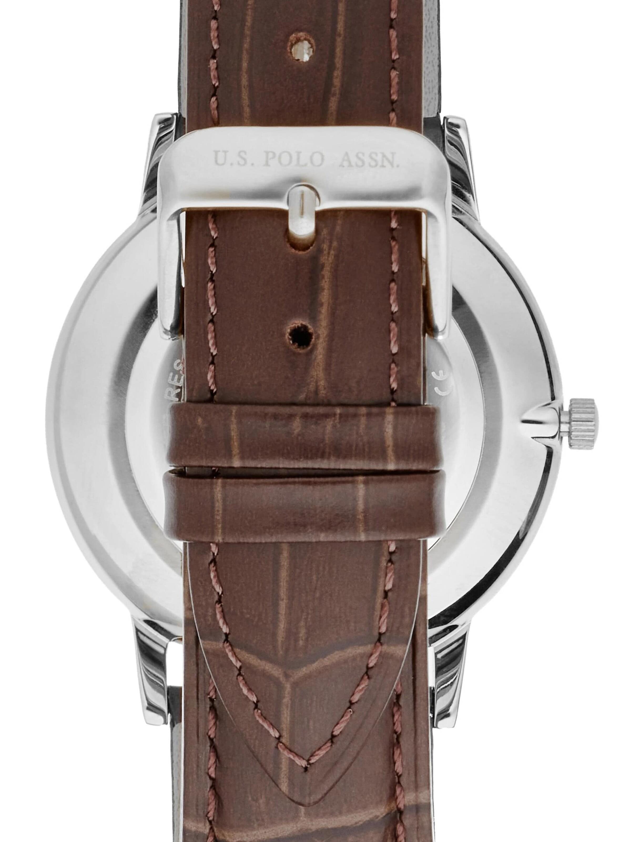 U.S. POLO ASSN. Analog watch 'Daniel' in Brown