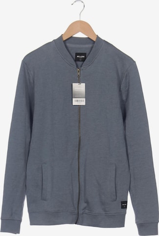 Only & Sons Sweatshirt & Zip-Up Hoodie in M in Blue: front