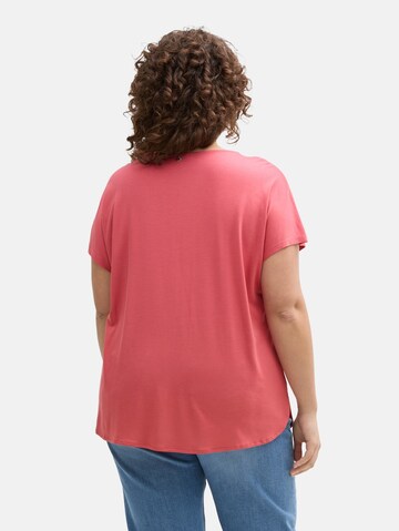 Tom Tailor Women + Shirt in Rood