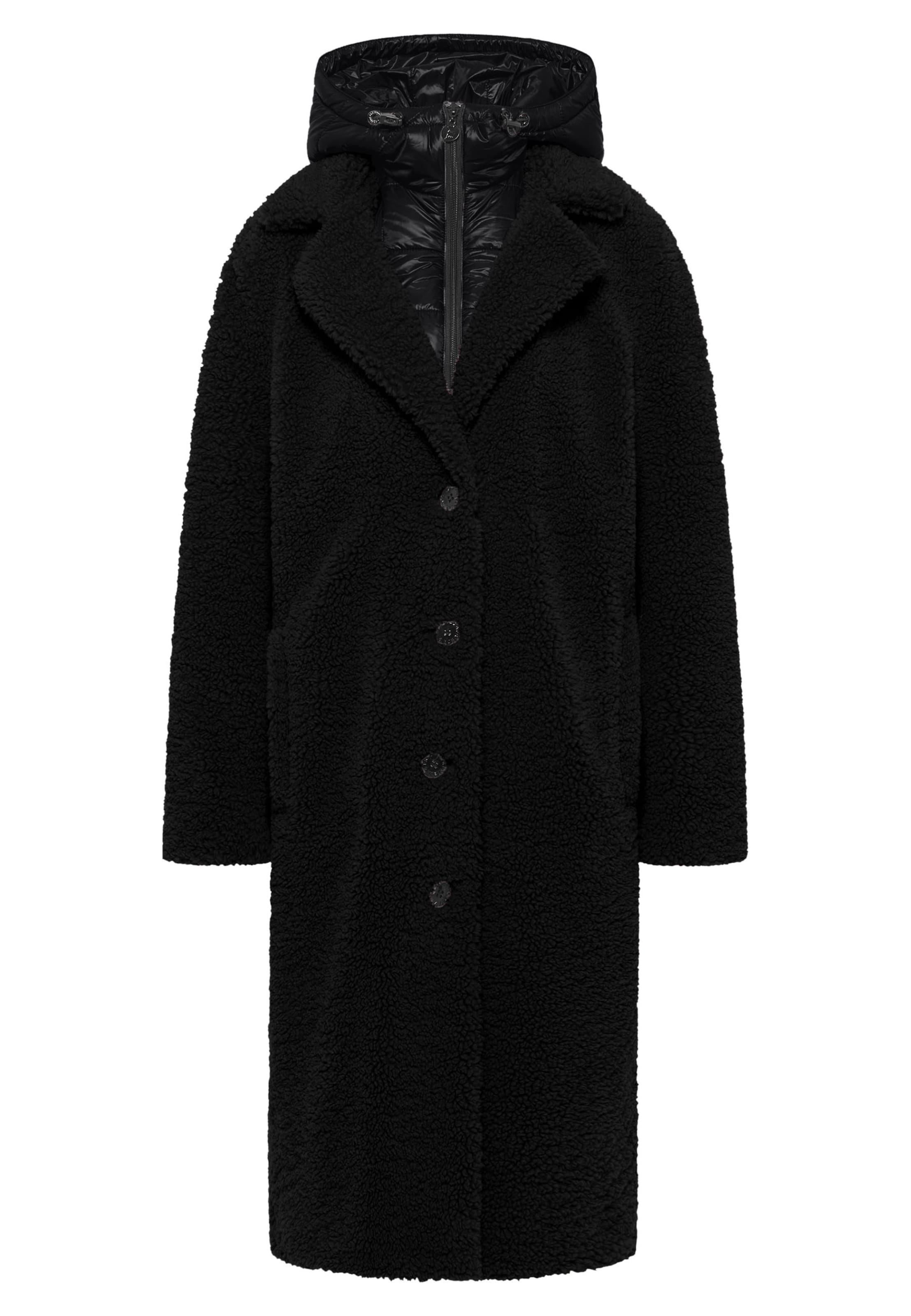 Frieda & Freddies NY Between-Seasons Coat in Black: front