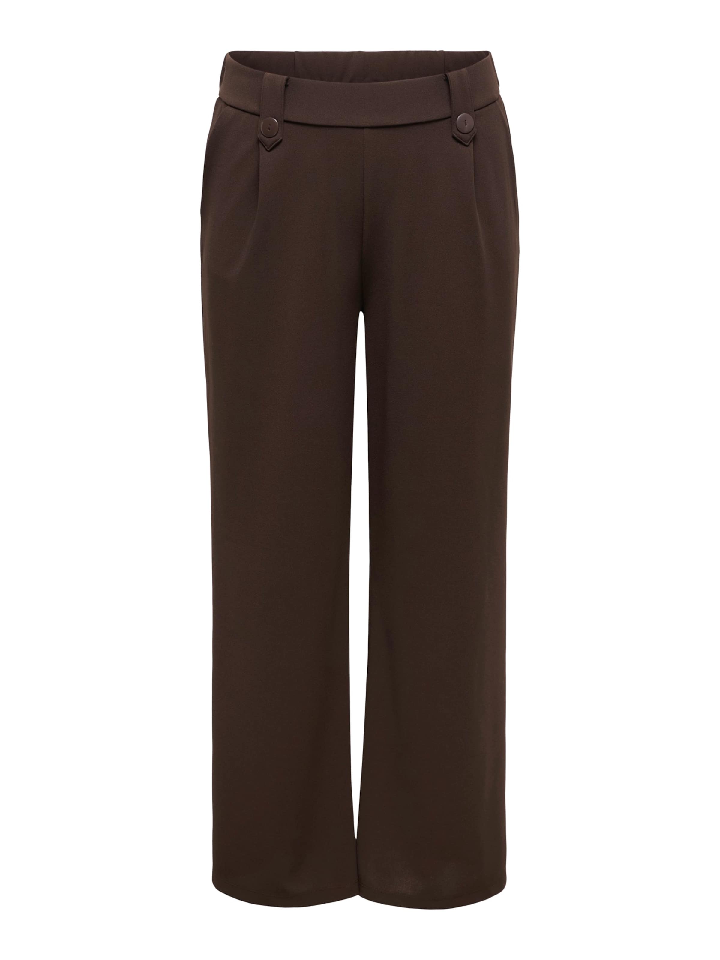 Wide Leg Pantalon à pince 'CARSANIA' ONLY Carmakoma en marron : devant