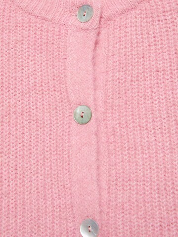 Pull&Bear Плетен елек в розово
