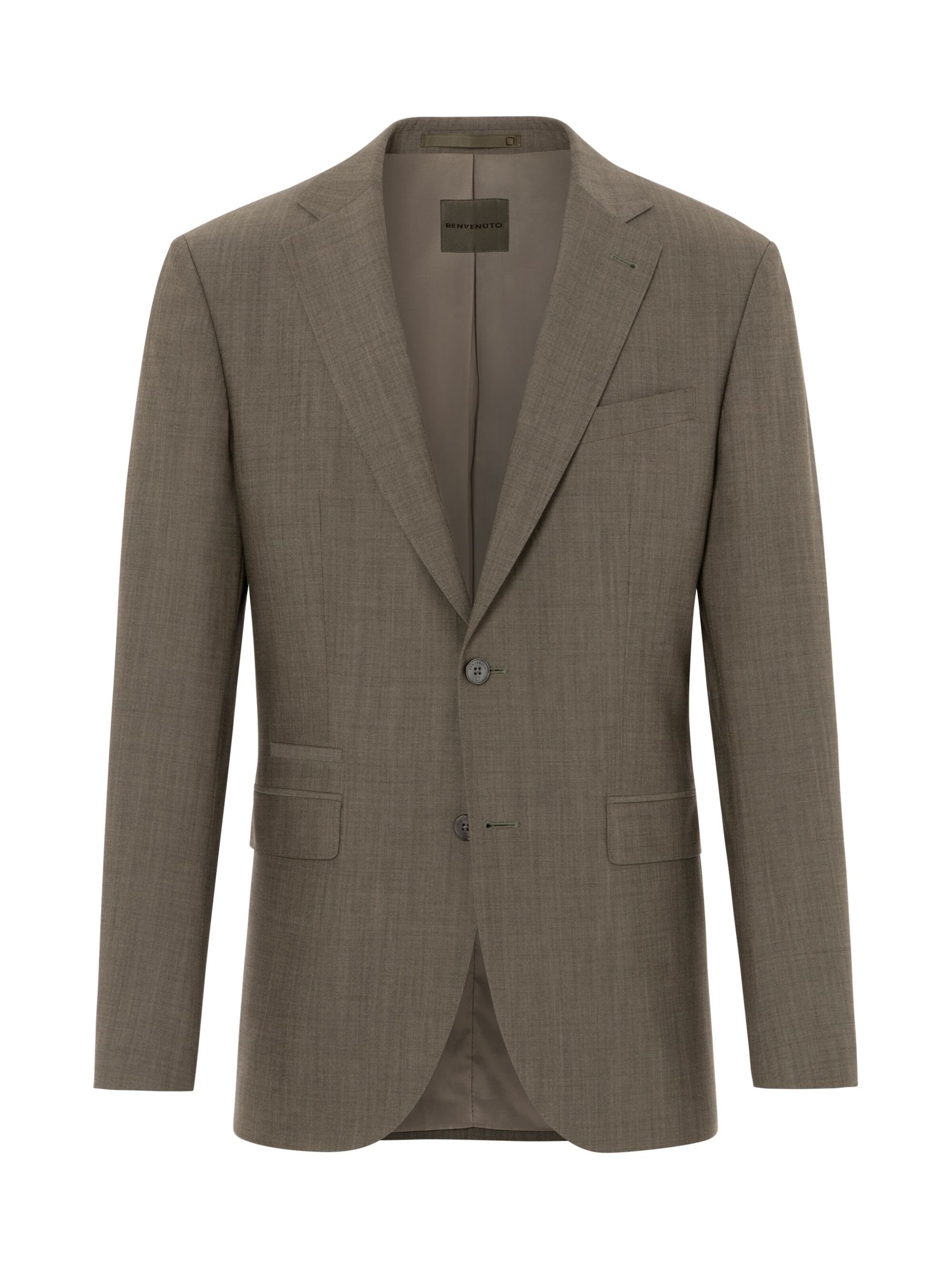 BENVENUTO Regular Fit Sakko 'MARIO' in Braun: Vorderseite