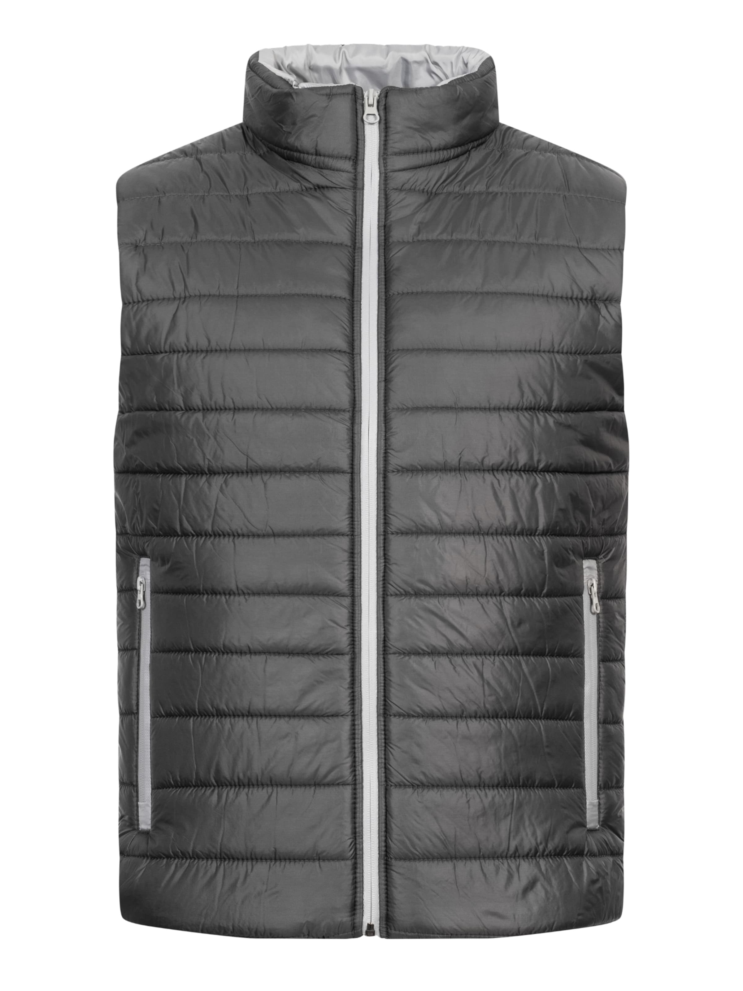 Rock Creek Weste in Grau: Vorderseite