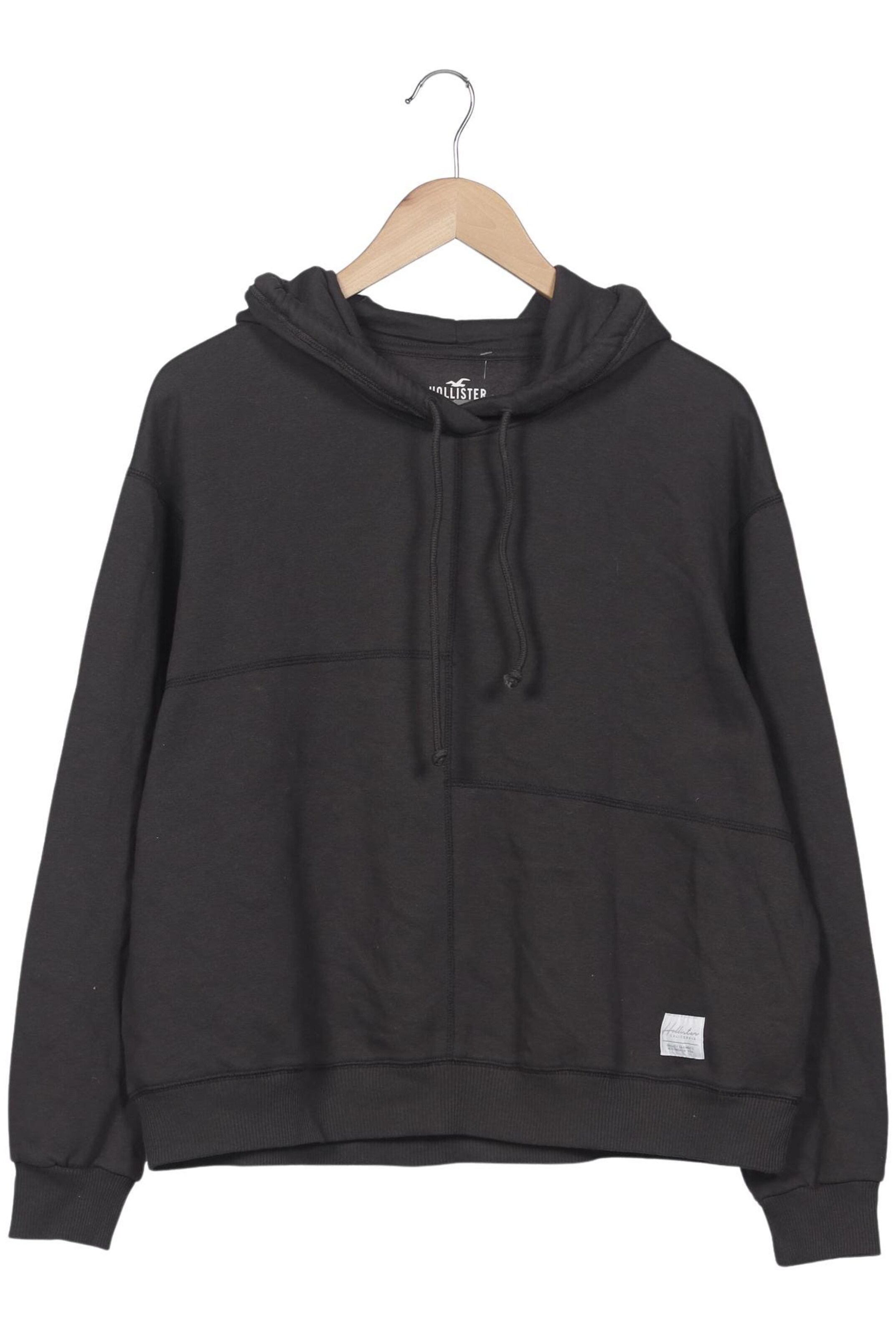 HOLLISTER Sweatshirt & Zip-Up Hoodie in L in Grey: front