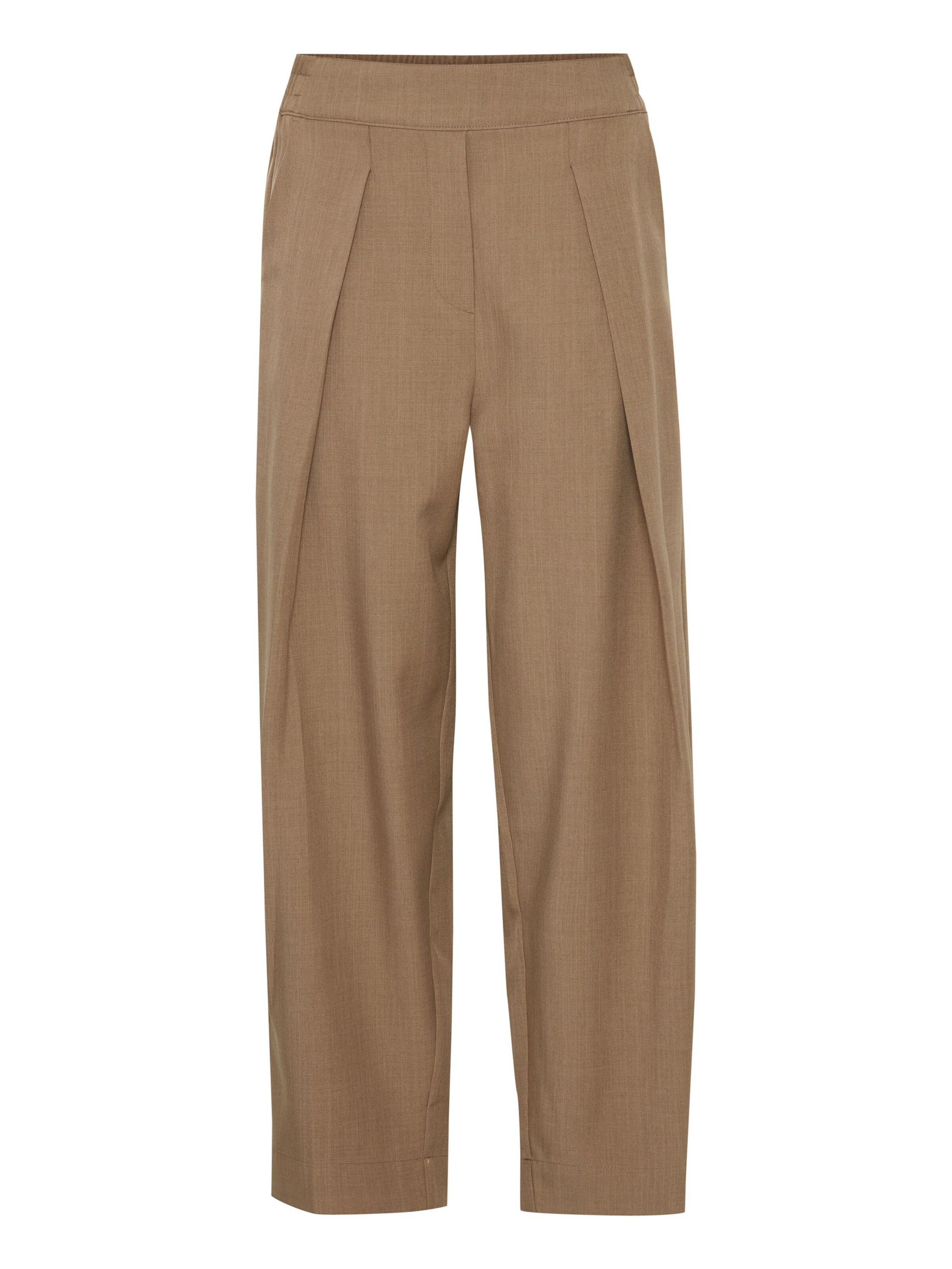 b.young Loosefit Hose 'Midde' in Braun: Vorderseite