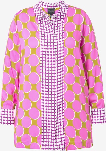 Ulla Popken Bluse in Pink: Vorderseite
