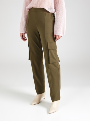 Regular Pantalon cargo 'MIVAN' Freequent en vert : devant