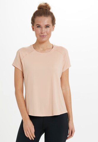 Athlecia Functioneel shirt 'Gaina' in Beige: voorkant