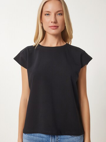 Happiness İstanbul Μπλουζάκι σε μαύρο: μπροστά