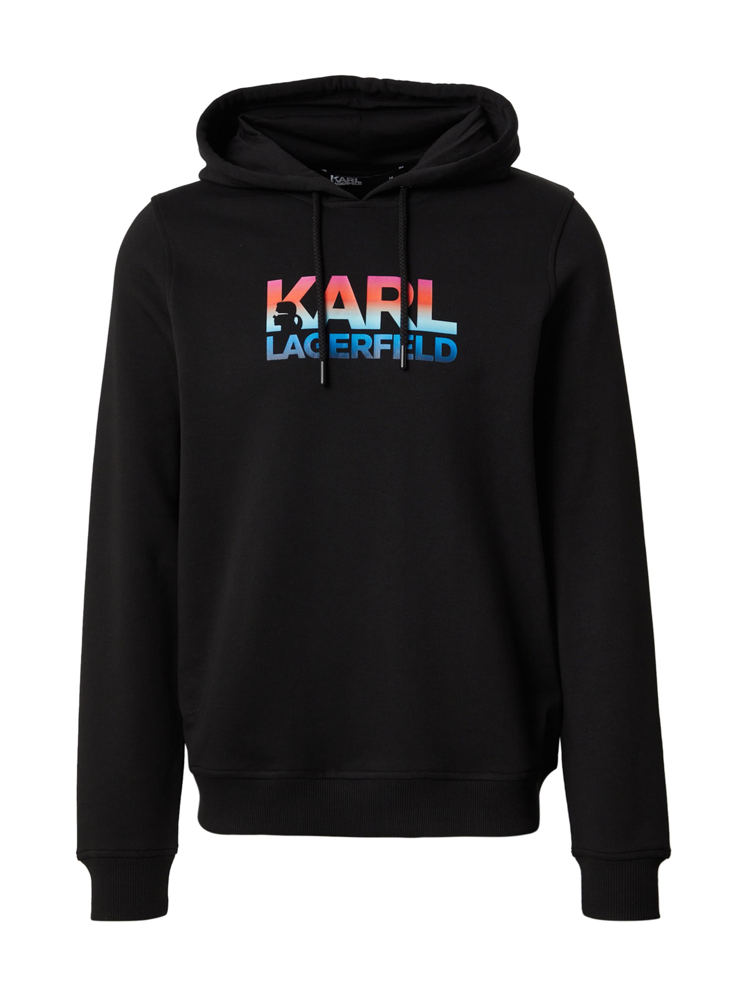 Karl Lagerfeld Μπλούζα φούτερ σε μαύρο: μπροστά