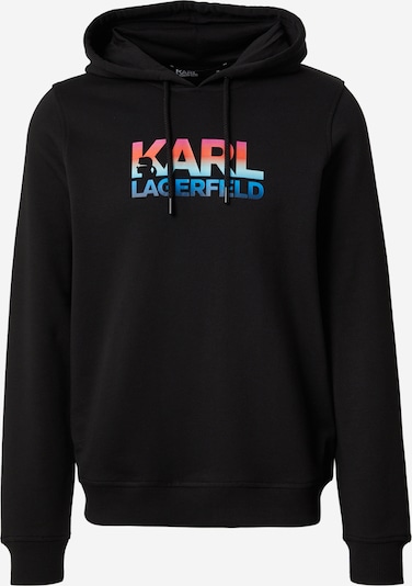 Megztinis be užsegimo iš Karl Lagerfeld, spalva – azuro spalva / šviesiai mėlyna / koralų splava / juoda, Prekių apžvalga