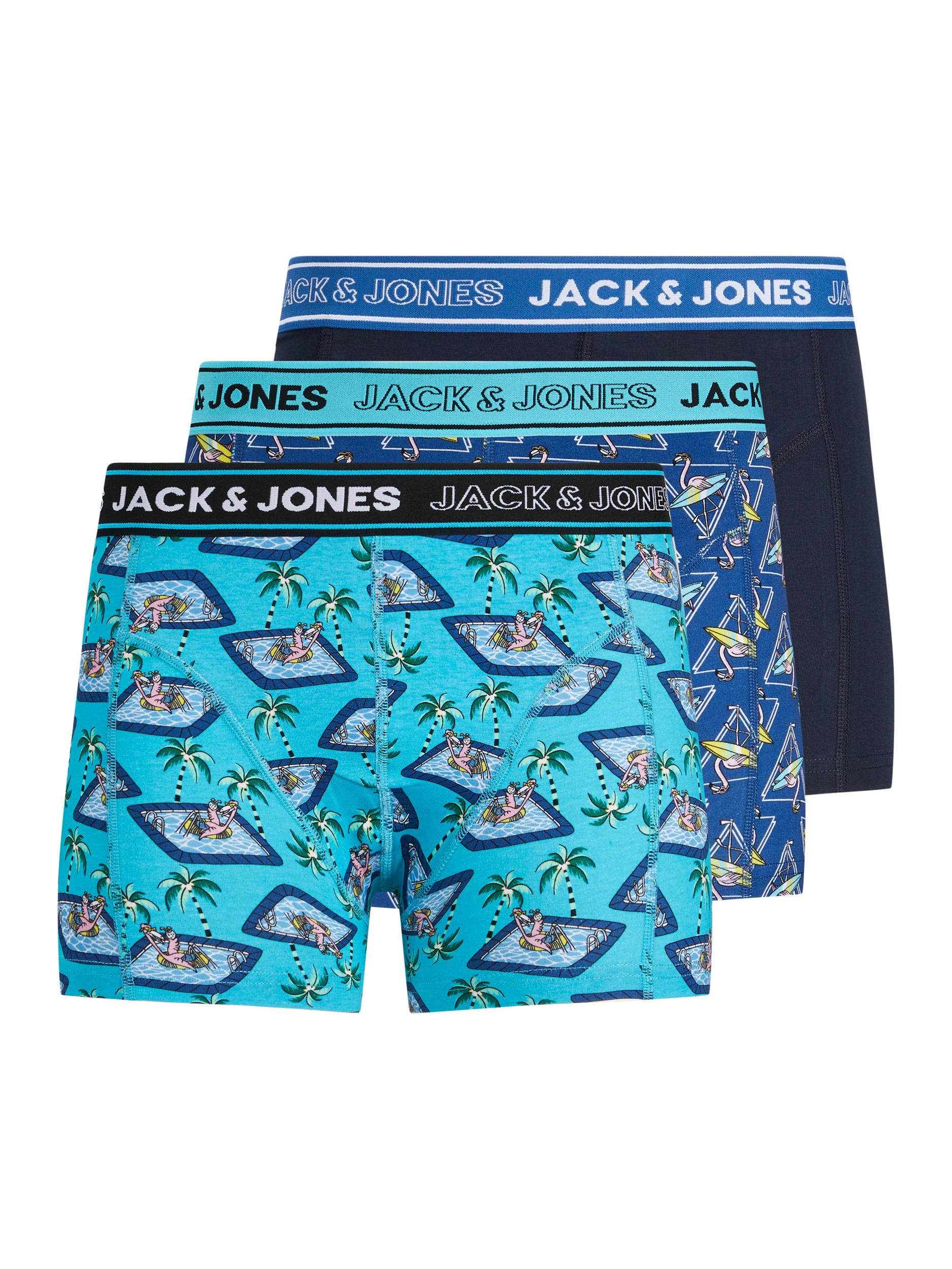 Abbigliamento Intimo JACK & JONES Boxer in Acqua, Marino, Navy 