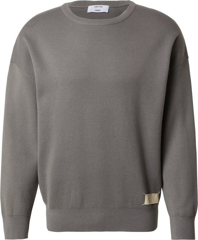 DAN FOX APPAREL Pullover 'Sascha' in Grau DAN FOX APPAREL Pullover 'Sascha' in Grau