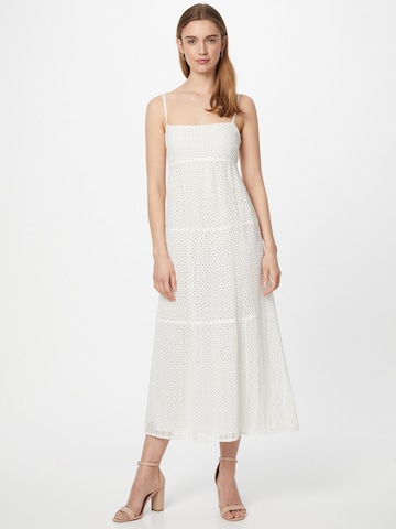 Bardot Dress in White: front