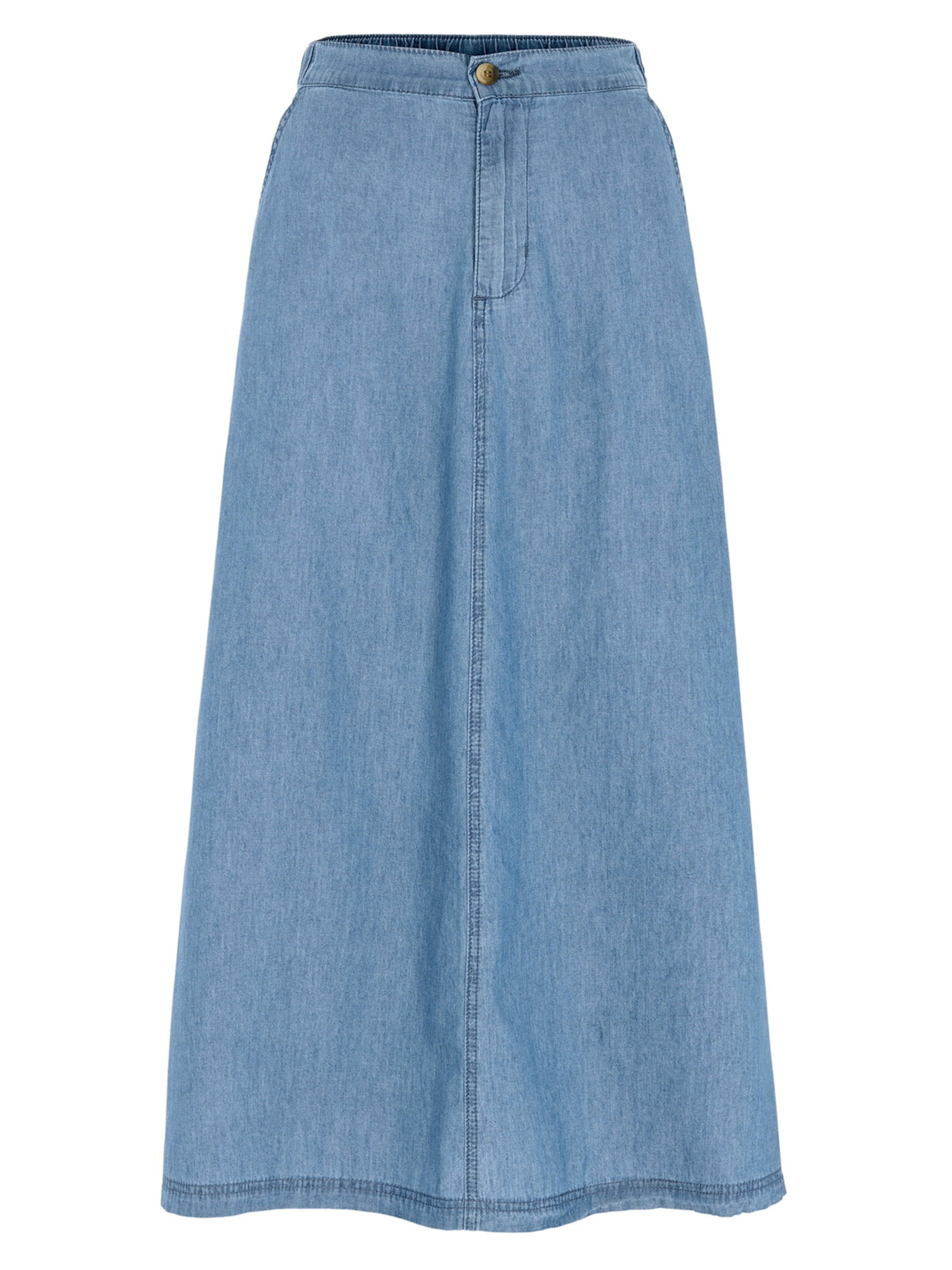 Cellbes of Sweden Jeansrock mit Taschen in Blau: Vorderseite