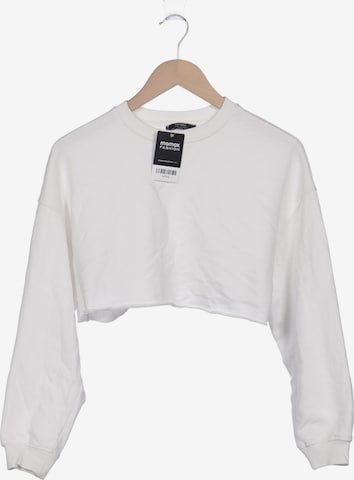 Bershka Sweater S in Weiß: predná strana