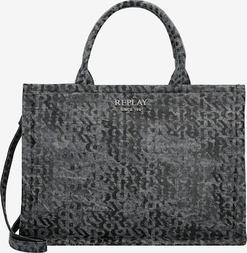 REPLAY Shopper in Grau: Vorderseite