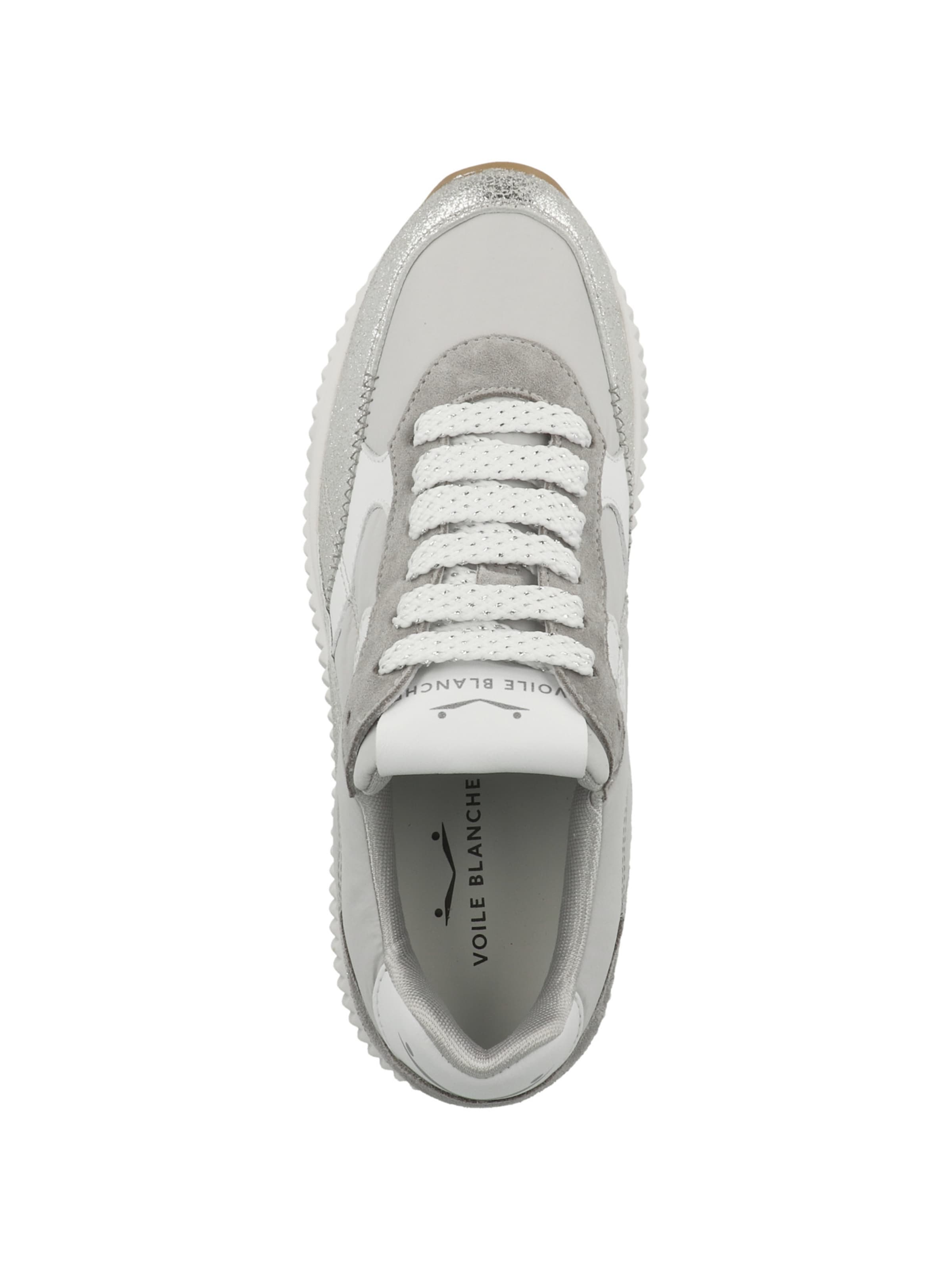 Baskets basses 'LANA FRESH' Voile blanche en argent