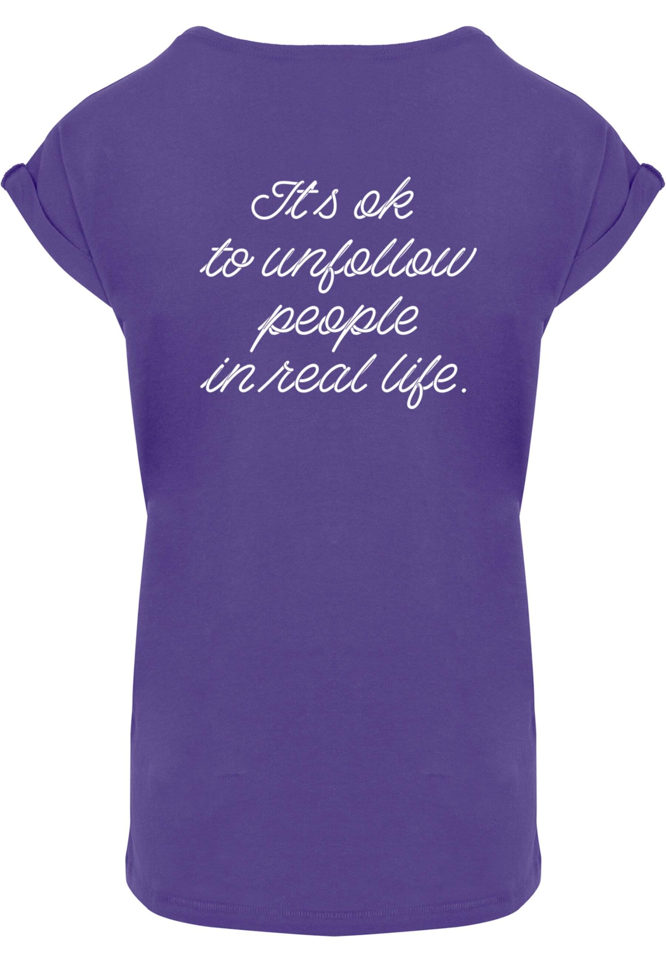 T-shirt 'Heartbreak X' Merchcode en violet