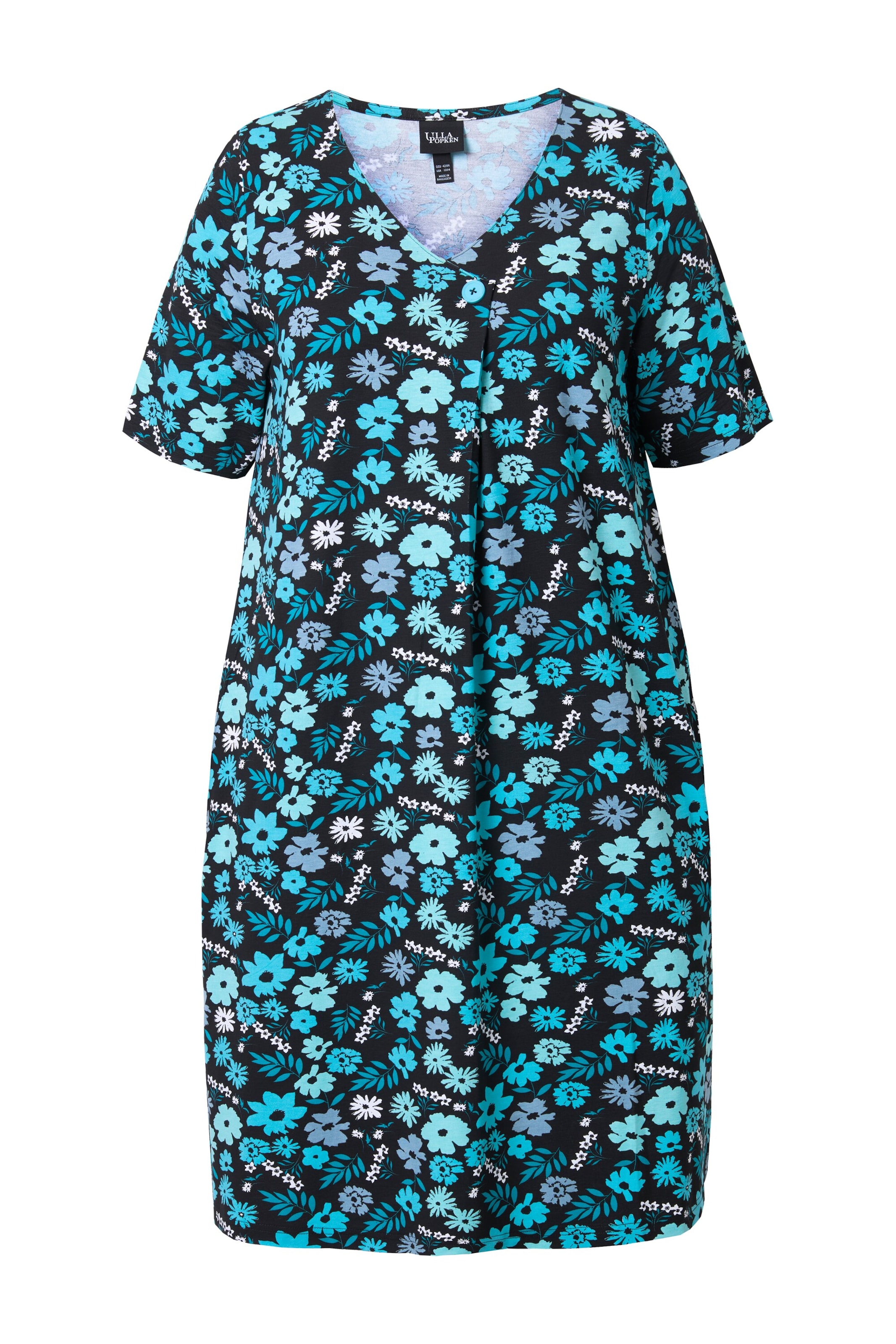 Ulla Popken Jurk in Blauw: voorkant