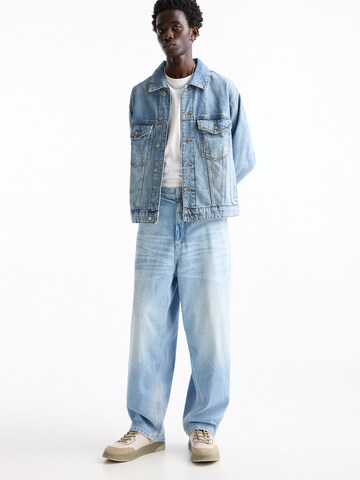 Pull&Bear Přechodná bunda – modrá