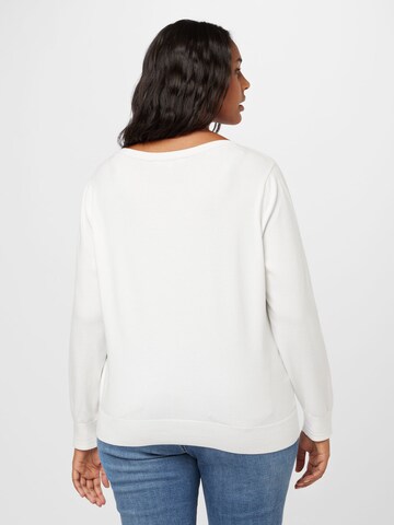 Pullover di Tommy Hilfiger Curve in bianco