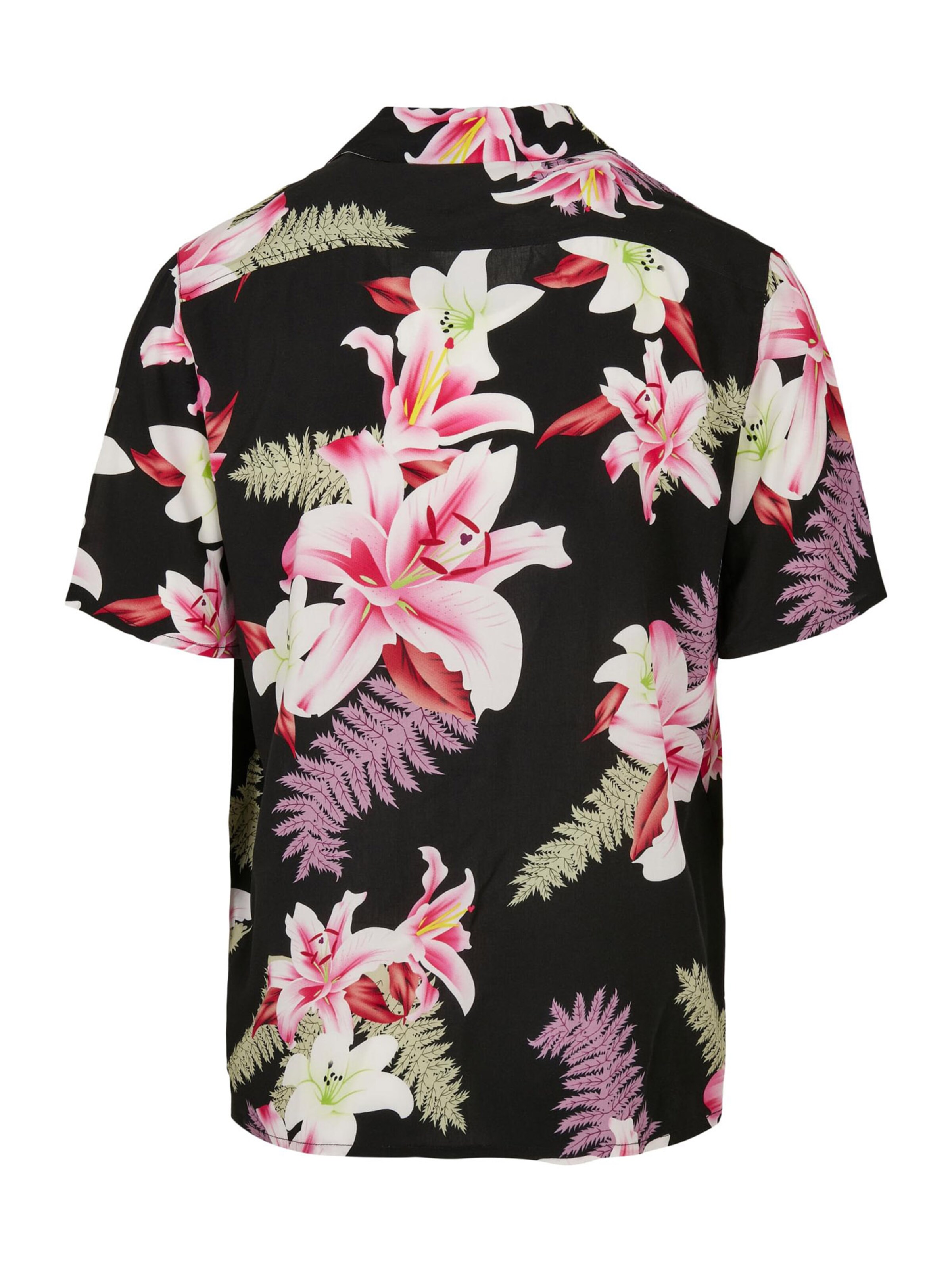 melns Urban Classics Standarta piegriezums Krekls