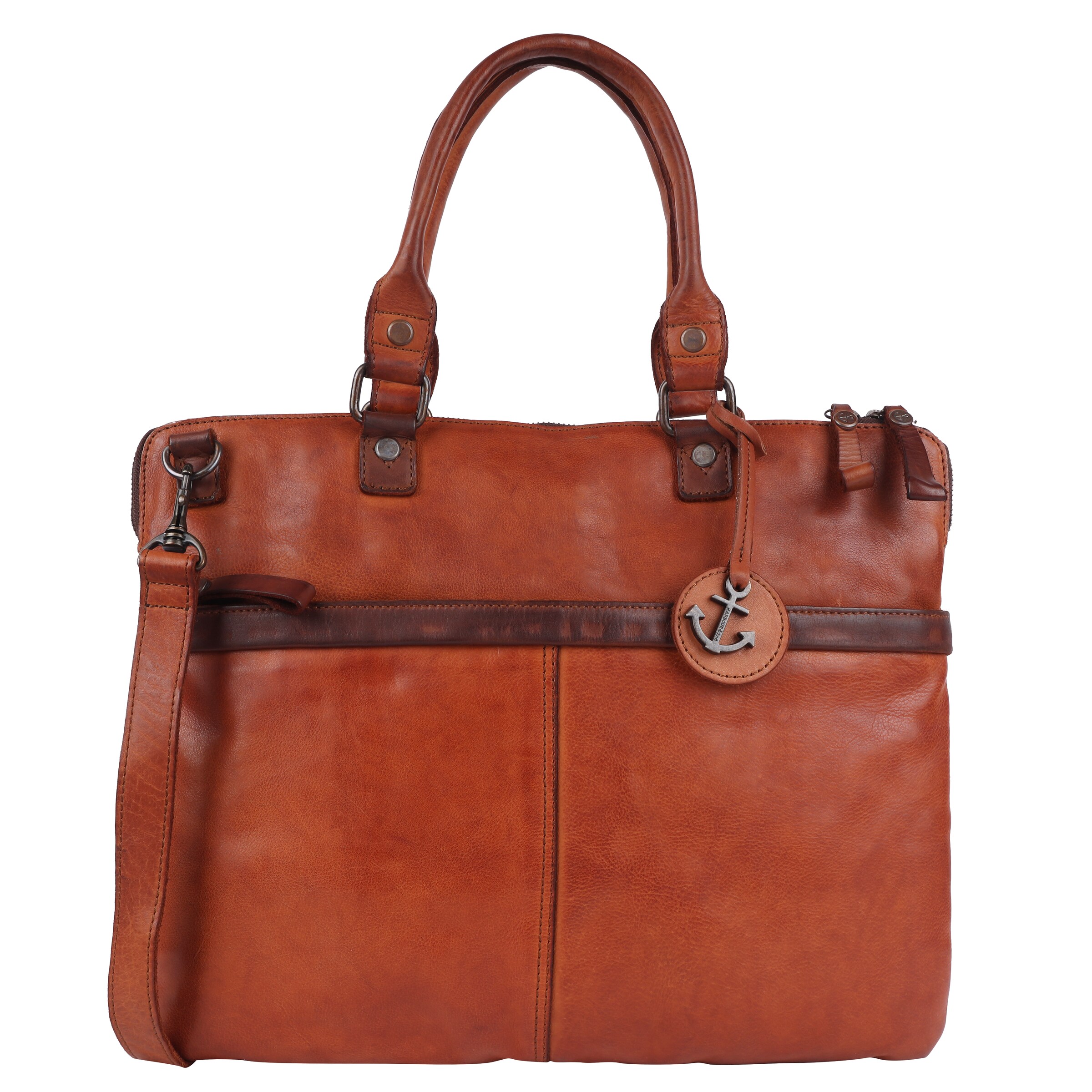 Harbour 2nd Document Bag in Brown: front