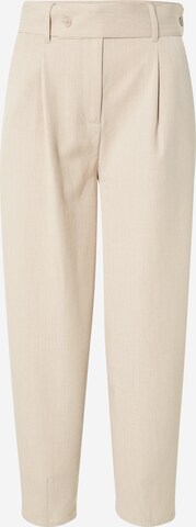 Tapered Pantaloni con pieghe 'Elora' di Another Label in bianco: frontale