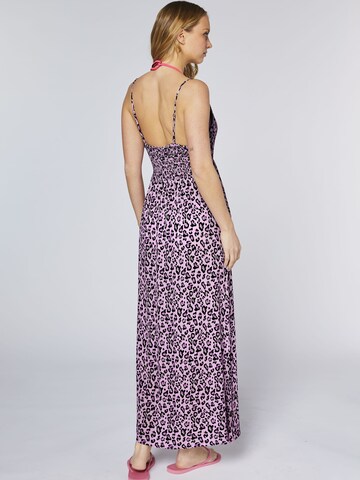 CHIEMSEE Dress ' mit Smokdetail im Rücken ' in Purple
